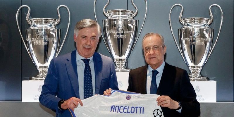 Huấn luyện viên Carlo Ancelotti - Những thành tích tốt nhất trên Cakhia TV