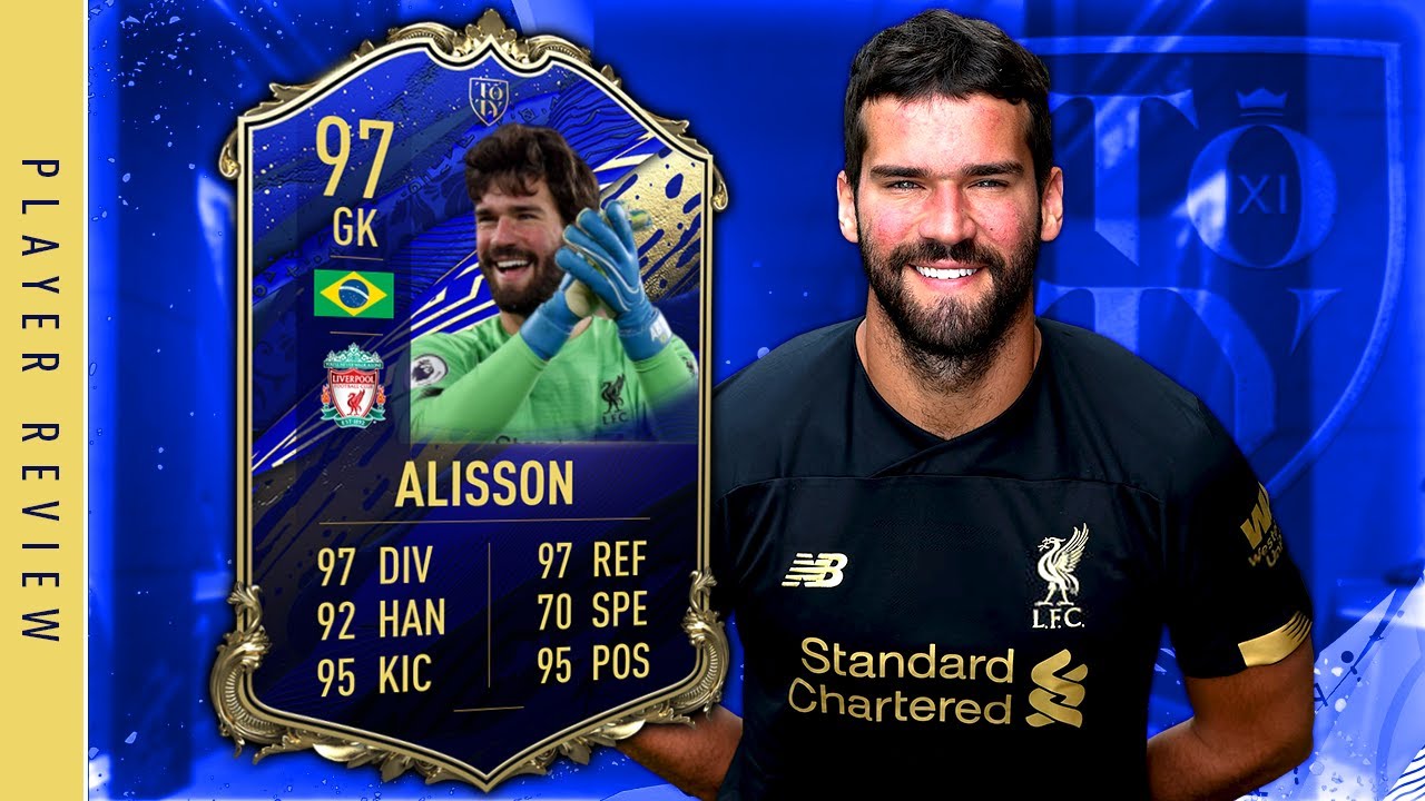FIFA 20 TOTY ALISSON REVIEW - IS HE WORTH IT? | 97 TEAM OF THE YEAR ALISSON PLAYER REVIEW